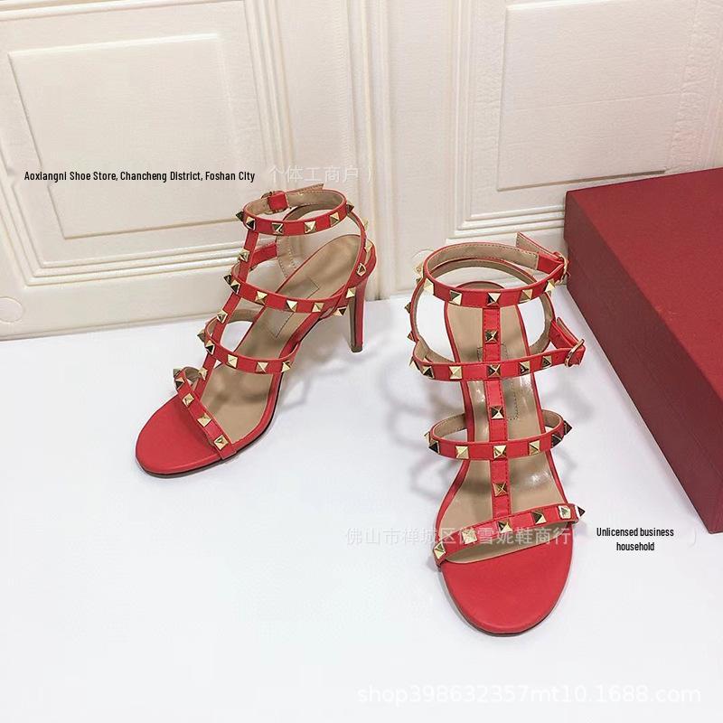 Sandali con Tacco Alto Neri Versatili Open-Toe Primavera/Estate 2026 per Donna