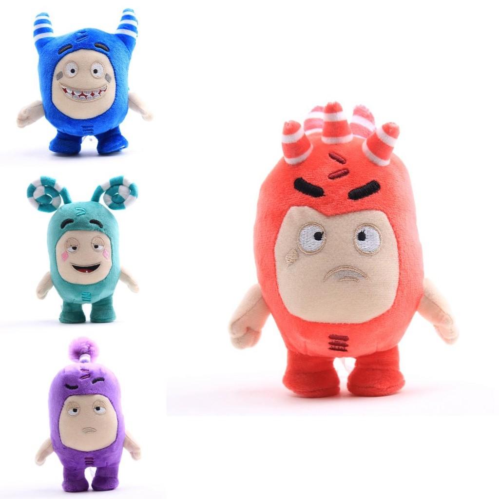 Oddbods 18cm Plush Soft Cuddly Toy Newt Bubbles Pogo Zee Jeff Fuse Slick For Cozy Comfort