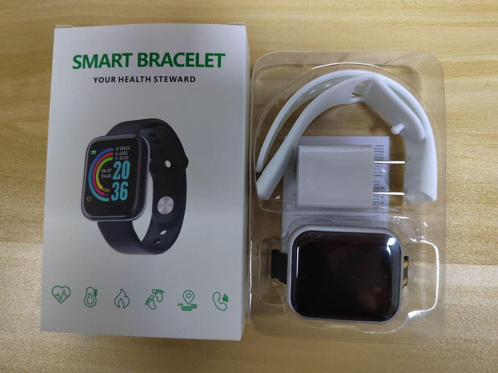 Y68 Smart Bracelet: NFC, Heart Rate, Blood Pressure & Oxygen Monitor, D20 Pedometer, Call Alarm, Waterproof.