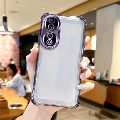Shookproof Lens Case For Honor 70 90 200 Pro 400 Lite X7b X7 X9a X9b X7c X5b X6b X6a X8c X7a X8b X8a X9c Plating Silicone Cover
