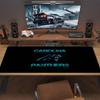 Carolina Panthers Mouse Pad Large Gaming Table Cushion Nonslip Laptop Tablet Big Mousepad Xxl Mat Mini Pc Playmat With Lock Edge