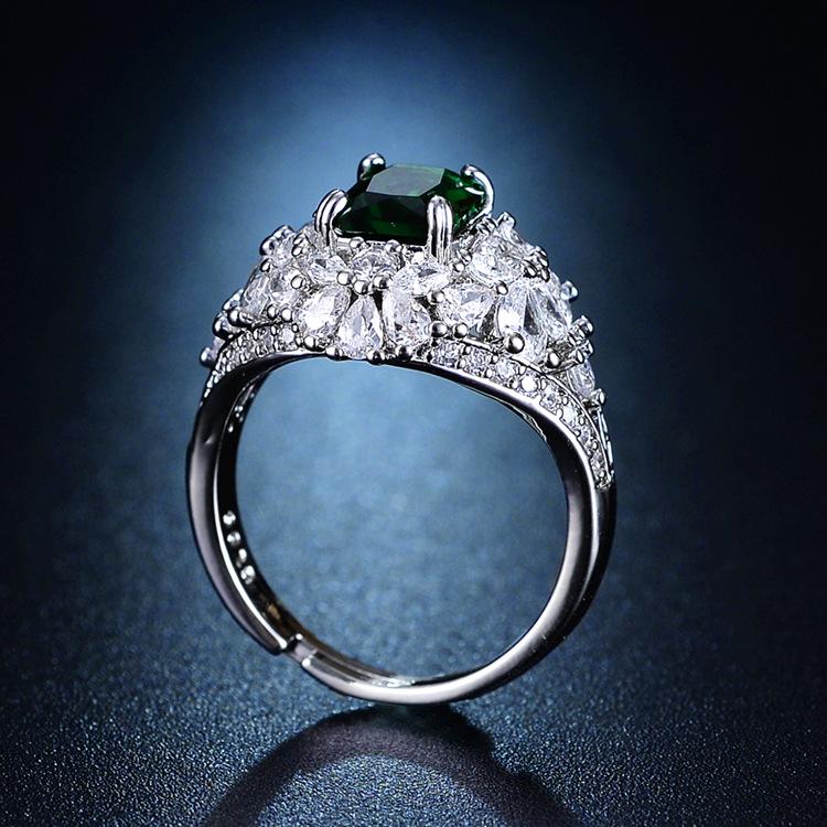 Δαχτυλίδι Χρώμα Θησαυρός Δημοφιλές, Ρετρό Κλασικό Δαχτυλίδι Temperament Κοσμήματα Ρετρό Δαχτυλίδι Κύρια Πέτρα