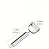 Multi-Use Stainless Steel Fruit & Vegetable Peeler - Manual Slicer, Grater & Shredder Kitchen Gadget For Home, RV Cooking, And College Dorms