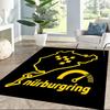 Nürburgring Rennstrecke Quadratische Teppiche sind eine großartige Wahl für Wohnzimmer, Schlafzimmer, Heimdekoration und als Geschenke.
