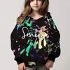 Hot Spring And Fall Thin Children's Cute Hoodie 3d Printed Cartoon Fashion Princess Trend Girls Clothing Party Casual Boys