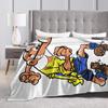 Mort & Phil Mortadelo y Filemón Blankets  Travel Office Flannel Bedding Throws For Home Decor Warm Custom DIY Quality Bedspread