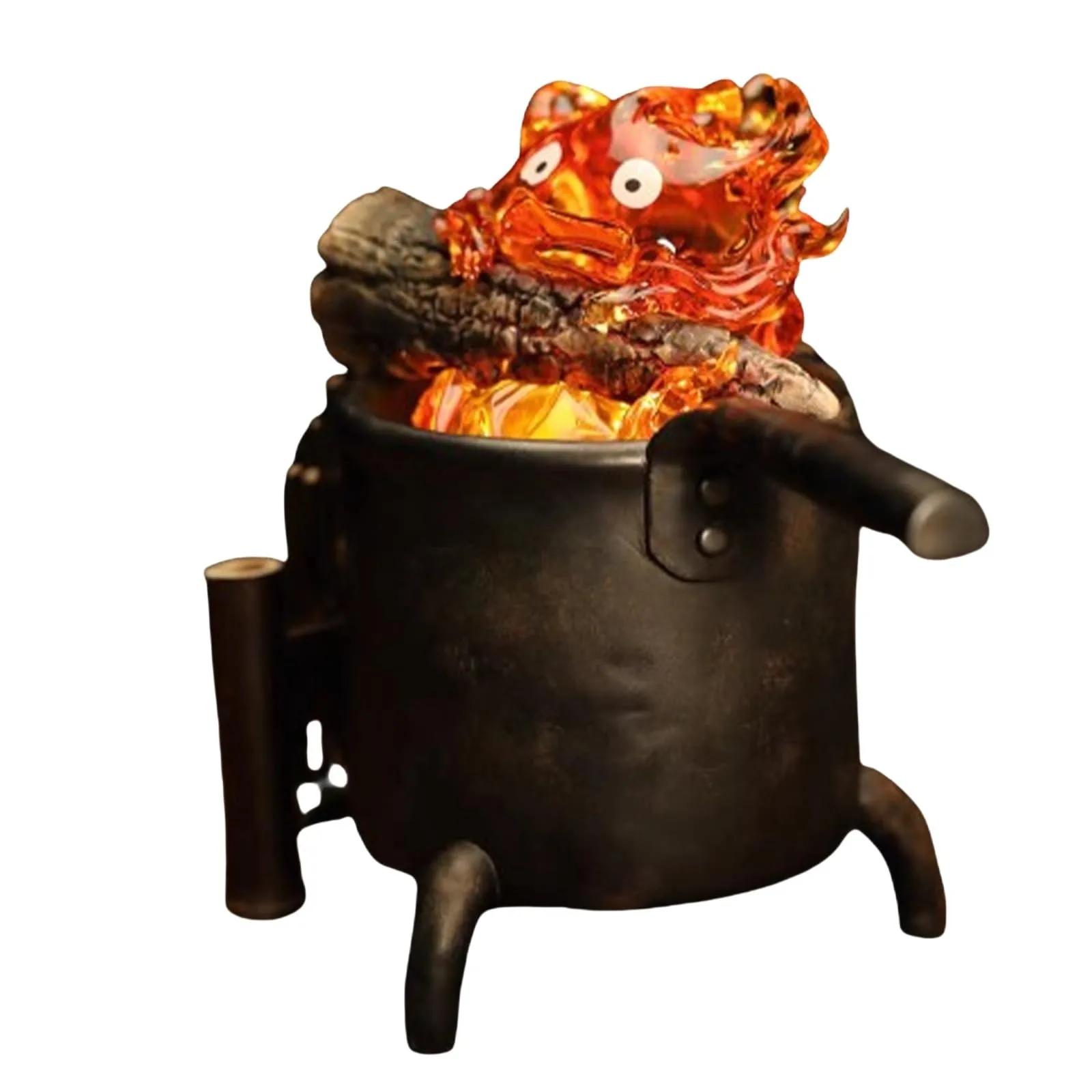 

3D Flame Casifa Night Light Resin Статуя для Хэллоуина Украшение для дома в качестве подарка для любителей комиксов Фестиваль Подарочное украшение Yi One Size красный