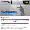 DUEL HARDCORE X4 PE Fishing Line High 5 [High Strength, Sensitivity] 2.0, 200m, Colors/Yellow Marking, H3250N-5CBL