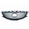 Griglia Anteriore Griglie Racing Per Mazda 6 Atenza 2014-2016 2015 Stile Nido d'Ape Nera Copertura Presa d'Aria Cofano Paraurti Superiore Kit Rete Griglia