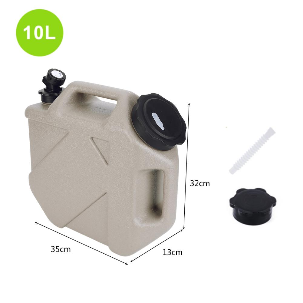 10/12L Water Bucket Portable Outdoor Camping Water Bag Container Large Capacity Car Water Tank with Faucet for Hiking Picnic