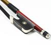 VingoBow Double Bass Bow, French Style, Natural Black Hair, Brazilwood