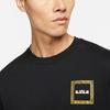Nike T-shirt à Manches Courtes Décontracté à Col Ras du Cou pour Homme avec Imprimé Rayé au Dos Tops Noir DQ1882-010