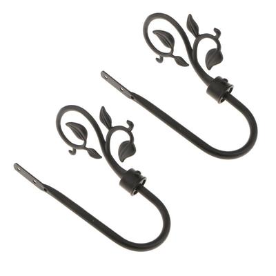 Aluminiumlegierung U-Form Vorhanghaken Moderner Raffhalter für Fensterbehänge Zubehör Set