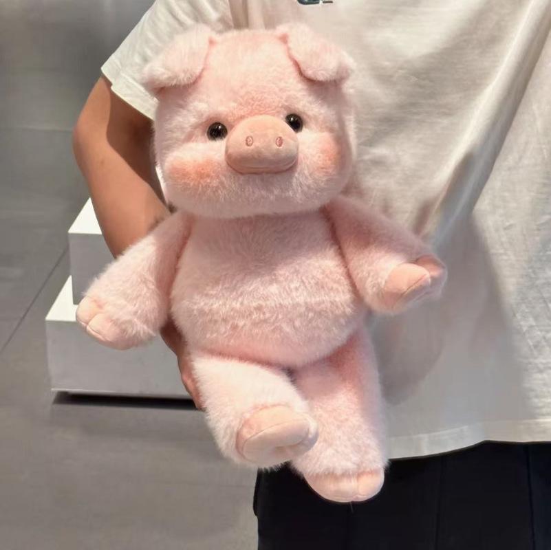 45-60cm Laufendes Kleines Duftendes Schweinchen Puppe Su Gaodi Kleine Kuh Plüschtier Beruhigendes Schlafkissen Import-Export Puppe