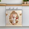 Cute Little Mouse Rose Kitchen Dining Room Home Background Beautification and Decoration Wall Stickers