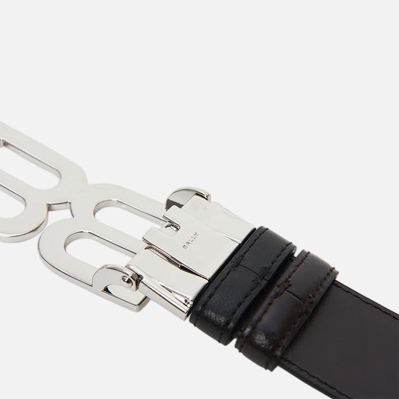 BALLY Men's Fashion Reversible Leather Belt