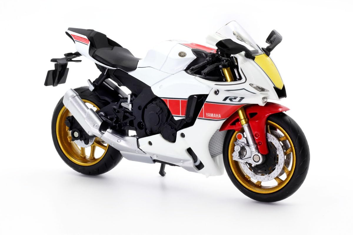 

Doyusha Литая Модель Мотоцикла 2022 Yamaha Белый Готовое Изделие 1/12 YZF-R1