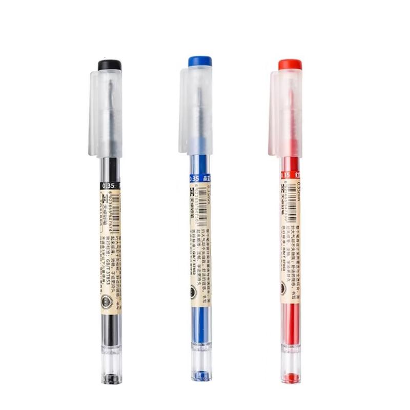 

3-12 шт./набор Ручка с тонким стержнем 0,35 мм Черные Синие Красные чернила Гелевая ручка Шариковая ручка Школа Офис Студент Письменные принадлежности