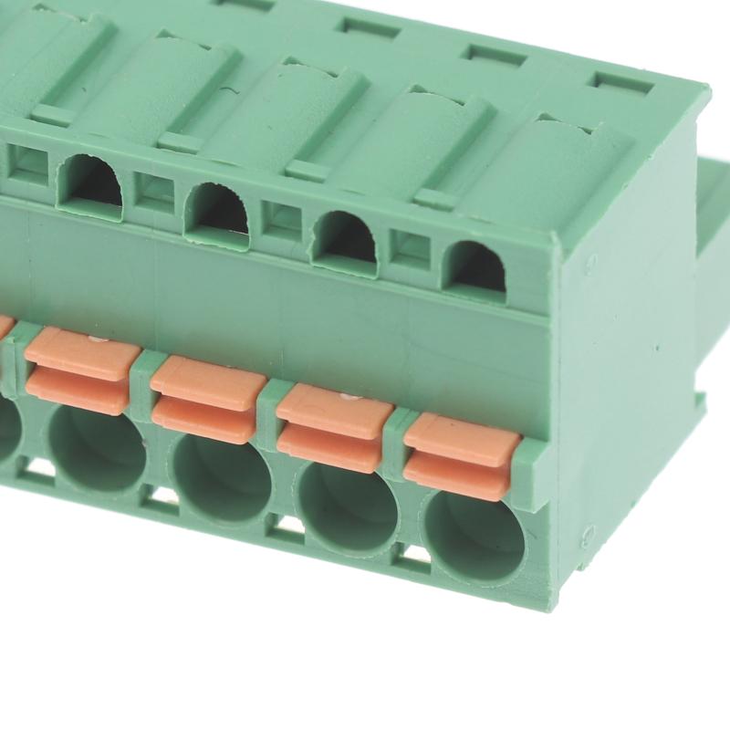 Spring Type Terminal Block 2Edgkd-5.08Mm Plug-In Terminal Block Copper Core Male And Female Terminals