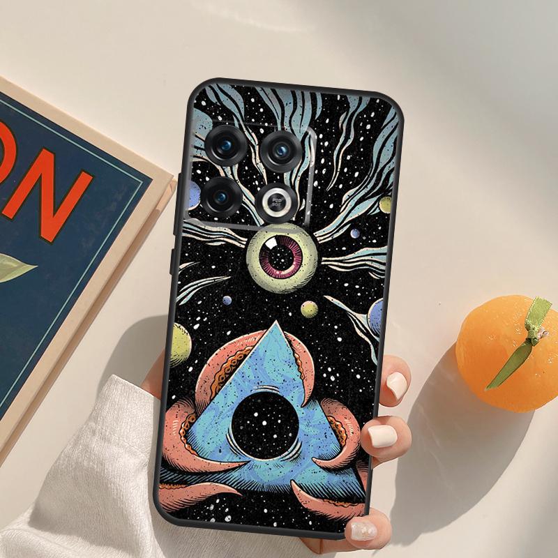 

Eye Illustration Case For OnePlus 12R 13R 13T 10R 15 13 12 11 10T 8T Nord CE 4 3 2 Lite N20 N30 Nord 5 Cover OnePlus 15
