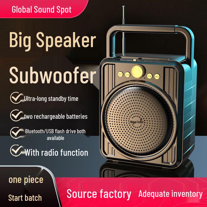 Portable Outdoor Bluetooth Speaker with High Volume