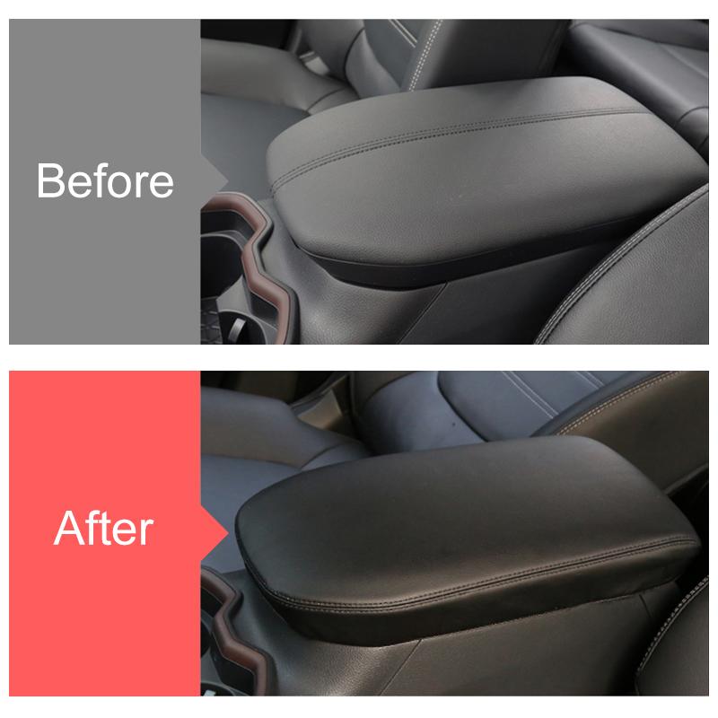 Araba Orta Konsol Kolçak Kutusu PU Deri İçerik Kutusu Kapağı Toyota RAV4 XA50 2019 2020 2021 2022 2023 2024 RAV 4 Hibrit