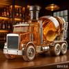 Glas-Dekanter in LKW-Form, 350 ml, versiegelte leere Likörflasche zur Aufbewahrung von Whiskey, Wodka, Wein
