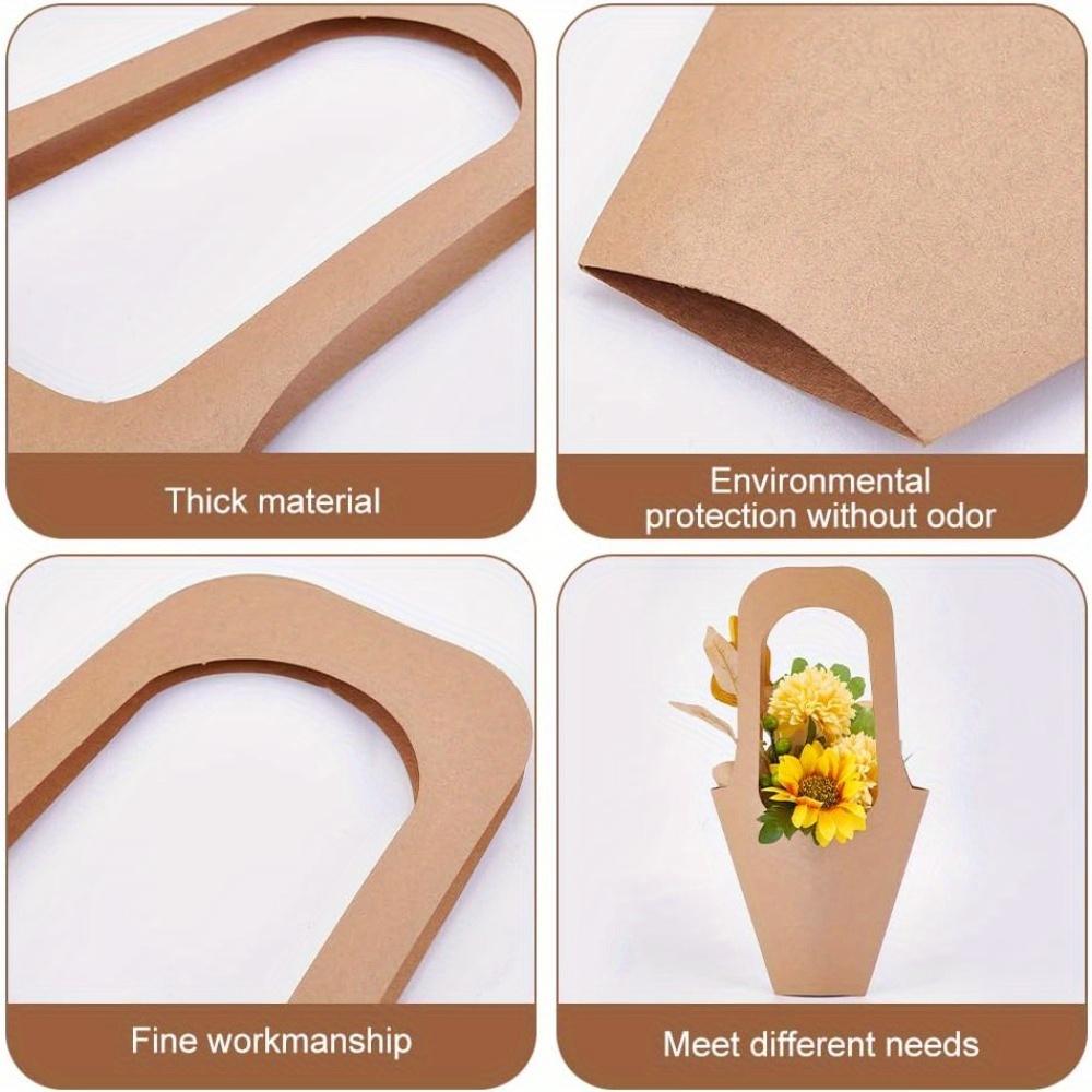 10KS Květinové papírové sáčky Balení dárků pro svatební party Dekorace Materiál Taška na narozeninový dárek Dekor Den svatého Valentýna