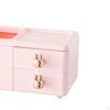 Cute Desk Organizer Makeup Brush Holder Multifunctional Home Decoration Storage Box Stationery Caddy