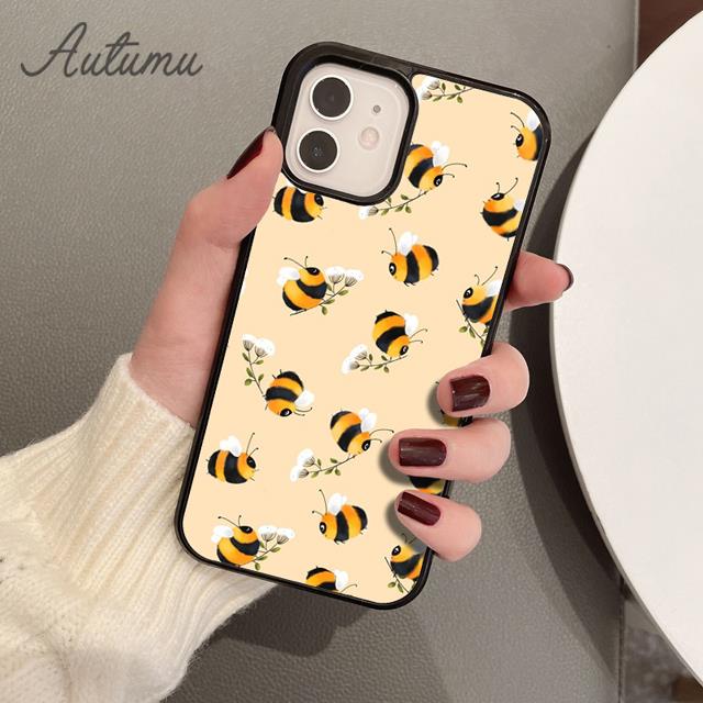 Bee Keeping Honey Bees Phone Case for iPhone 11 12 13 14 Pro Max mini XR XS SE 2020 7 8 Plus Samsung Galaxy S21 S22 Cover shell