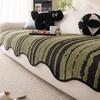 Light Luxury High-Grade Leather Sofa Cushion  New Anti-Cat Scratch Cover Cloth Towel Half-Edge Velvet Autumn And Winter Special-Shaped Sofa Seat