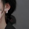 Minimalist Luxury Small Circle Earrings for Women Unique Design Sleep Friendly Hoop Earrings for Autumn Winter