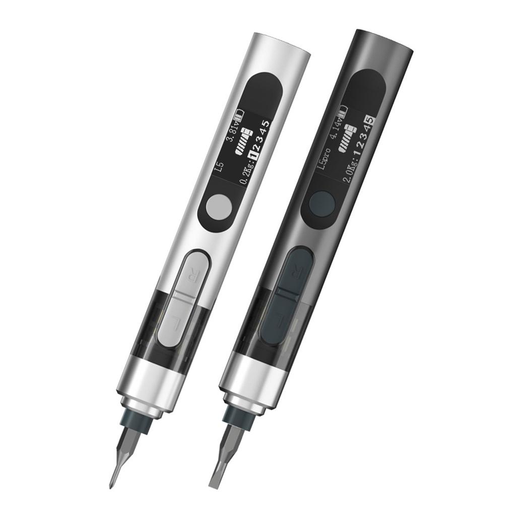 Smart Electric Screwdriver with 5   Adjustment Strong Magnetic Adsorption Bits Suitable for Home Appliances and Mobile Phone Disassembly Repair T