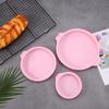 Demoulding Easily Round Silicone Layer Cake Mould High Temperature Resistant Baking Pan  Pudding