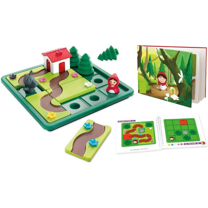 Pig Board Game Little Red Riding Hood Smart Hide&Seek Board Games With Solution Skill-Building Puzzle Game Toy Children Gift