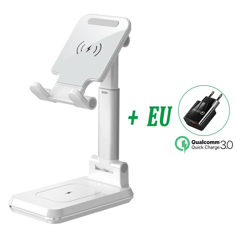 Bezprzewodowa szybka ładowarka 20W 2 w 1 składana ładowarka do tabletu z telefonem stacja dokująca do iPhone'a 14 13 Pro Max Samsung AirPods