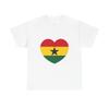 Heart Flag of Ghana - T Shirt