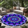 Crystal Velvet carpetHKStorage Bohemian Mandala Mat - Non-Slip Backing, Indoor/Outdoor Mat for Living Room, Patio, Entryway - Ha