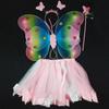 Světelný oblek Anděl Svítící křídla Blikající motýlí sukně LED Dětské kostýmy Rekvizity Dívčí sukně