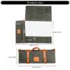 Stylish and Practical Cooking Tool Bag Canvas Chefs Tool Roll Pouches for Pastry Chefs BBQ Lover and Culinary Students