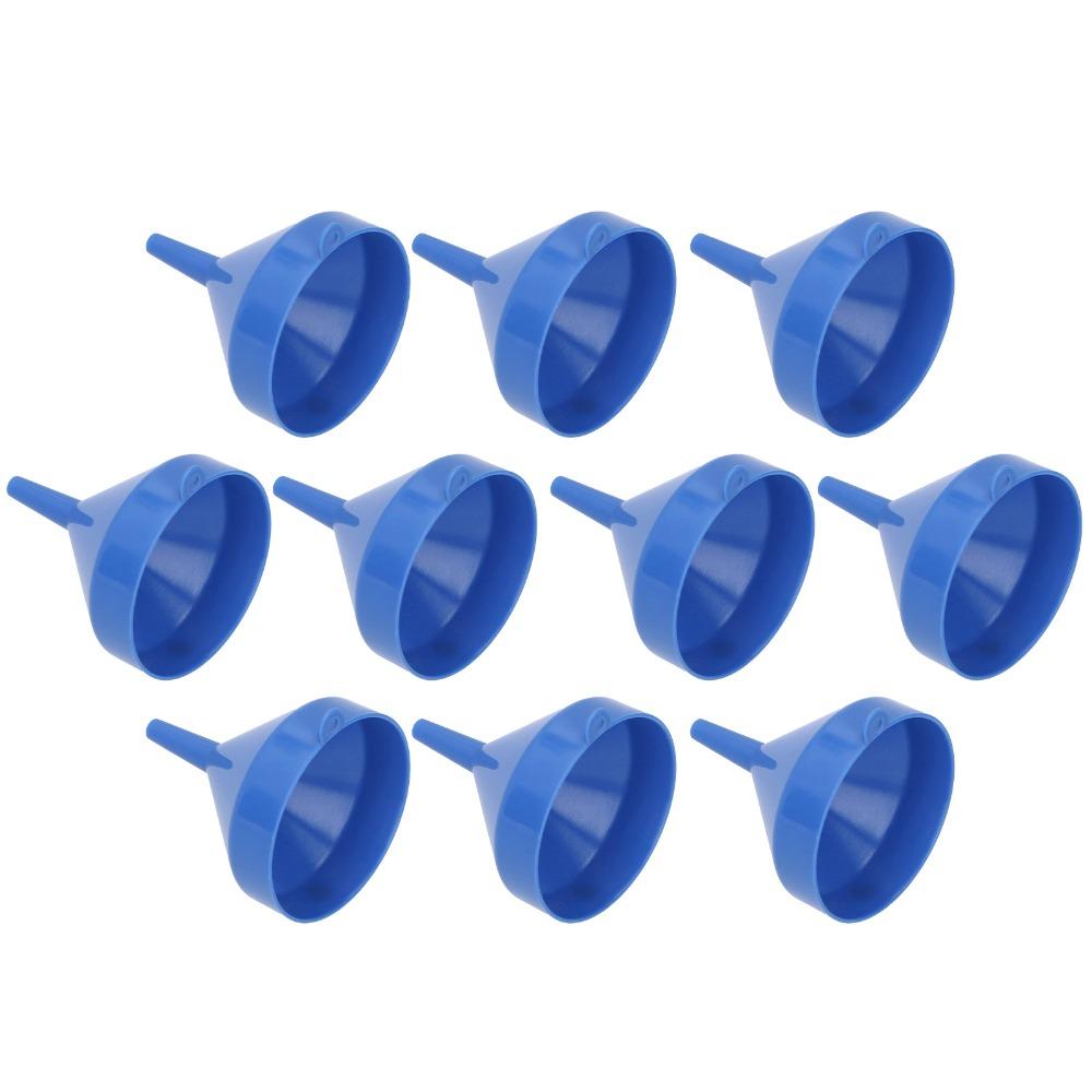 10PCS Plastic Plastic Refilling Funnel Round Kitchen Funnel Small Funnel Sets Liquid Transfer
