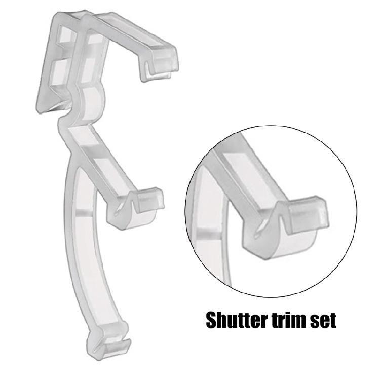 20 Pieces 2Inch Valance Clips Window Blind Clips Valance Retainer Clips for Horizontal Blind Valance for Home and Office