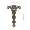 2pcs Antique Door Hinge Cabinet Wardrobe Butt Hinges Jewellery Case Decorative Hinge Vintage Furniture Hardware With Screw