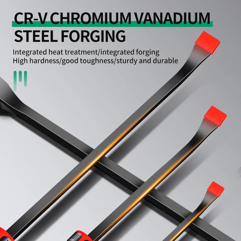 Multi-Function Long Pry Bar 8 12 18 24 Inch Tire Heavy Duty Crowbar Strike Cap Nail Puller Car Repair CV-R Removal Hand Tools