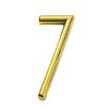 6cm Door Number Sign Creative Self Adhesive Gold Plate Sign 3D ABS Number Stickers Universal