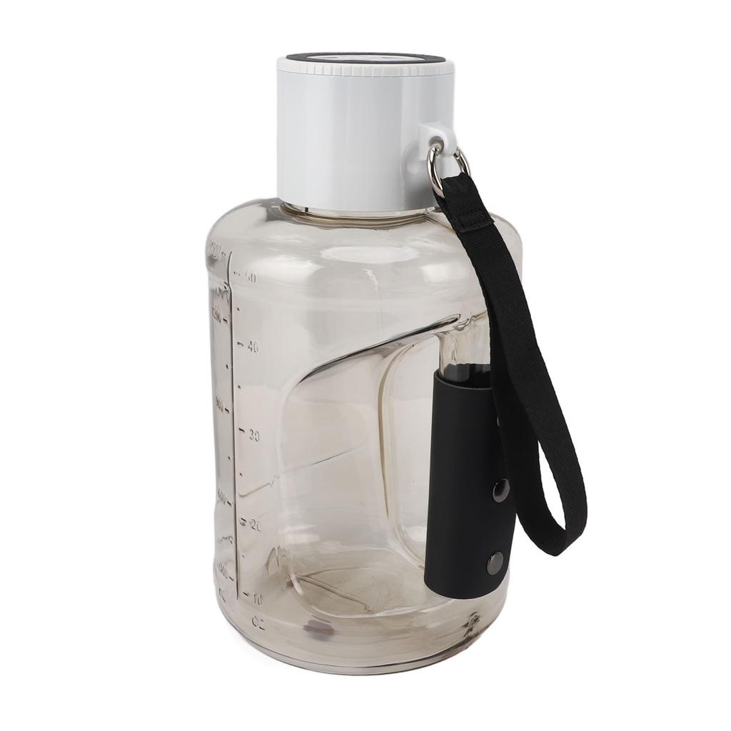 Wasserflasche mit Wasserstoffanreicherung 1,5 l Fassungsvermögen 1200 mAh Akku Sport-Wasserflasche für Fitnessstudio, Schule, Reisen