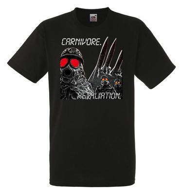 Carnivore Retaliation Czarna koszulka S Rock Band Koszulka Tee