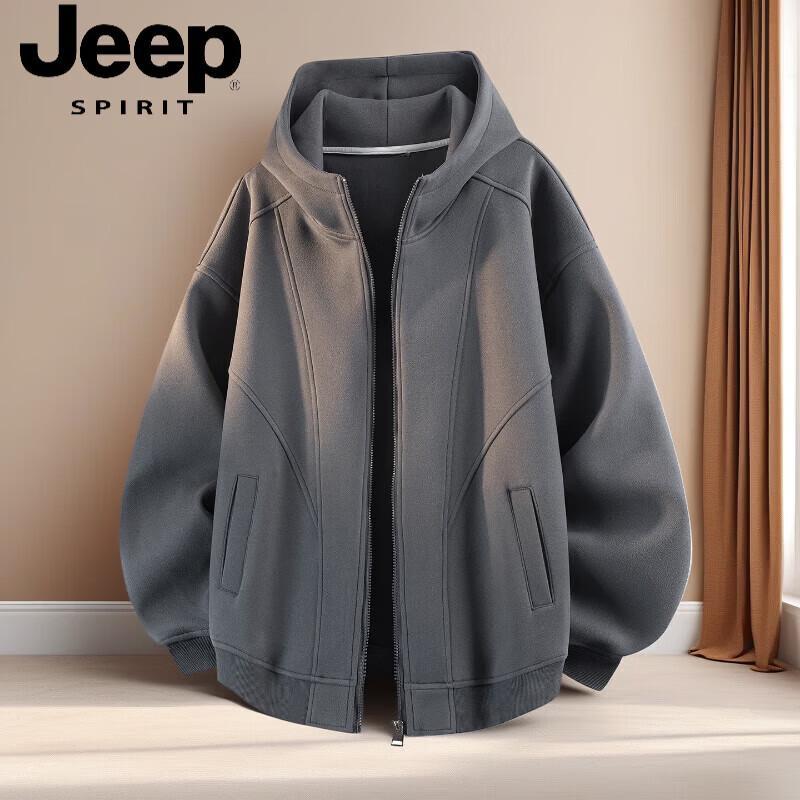 

Мужская толстовка JEEP SPIRIT с капюшоном на молнии M