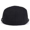 Men Light Board Solid Color Berets Newsboy Caps Hip Hop British Painters Hats Spring and Summer Adjustable Flat Cap