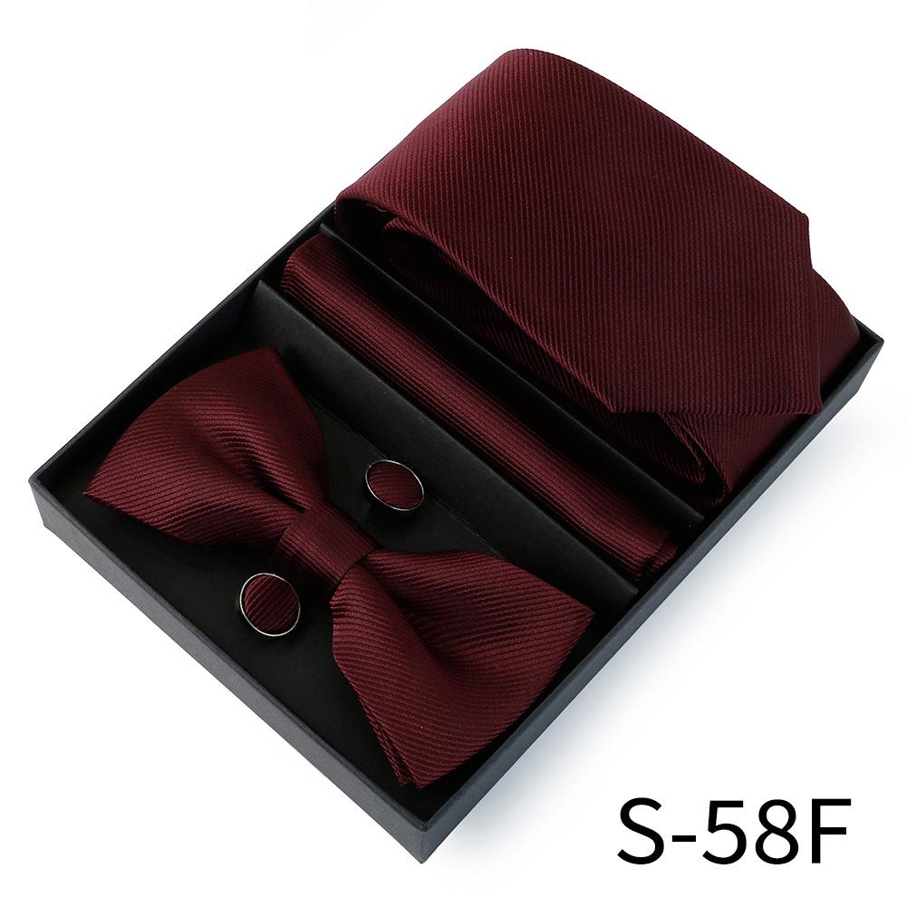 Men s Necktie, Bow Tie, Pocket Square & Cufflinks Set - Fashion & Wedding.